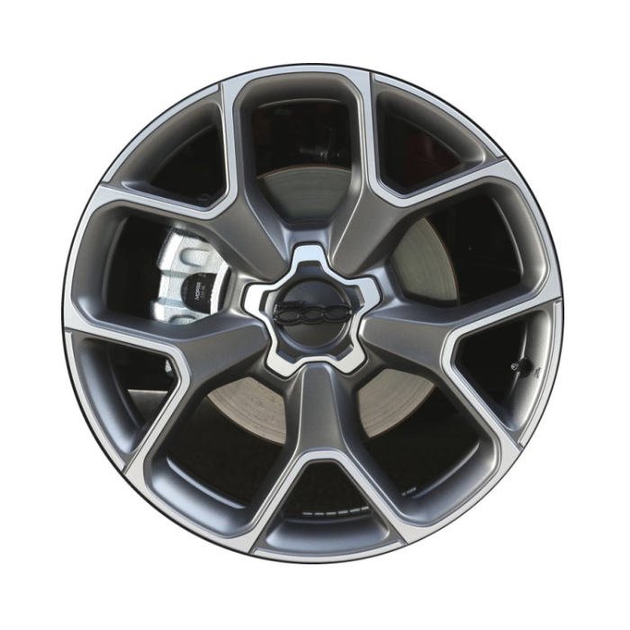 Fiat 500x Wheel Rim Machined Grey 61641 Stock Factory OEM Replacement