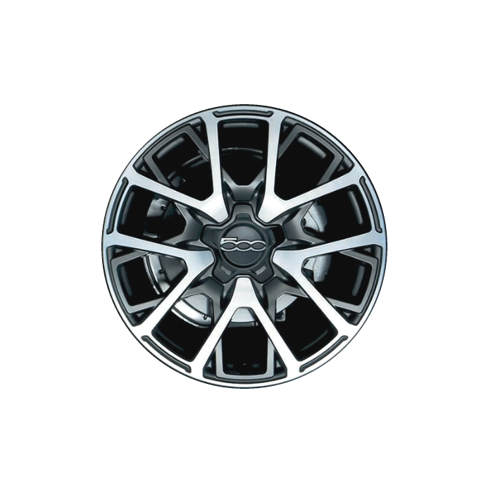 Fiat 500x Wheel Rim Machined Grey 61681 Stock Factory OEM Replacement