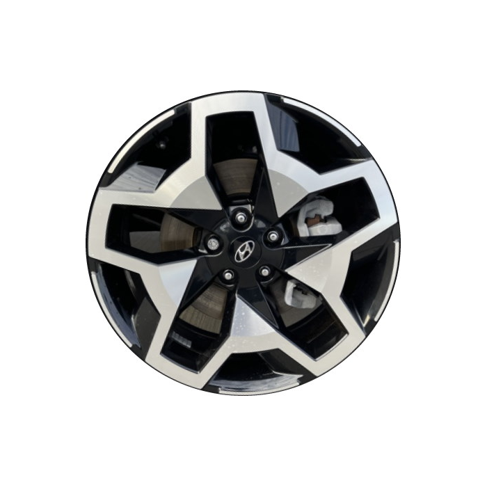 Hyundai Santa Cruz Wheel Rim Machined Black 70665 Stock Factory OEM Replacement