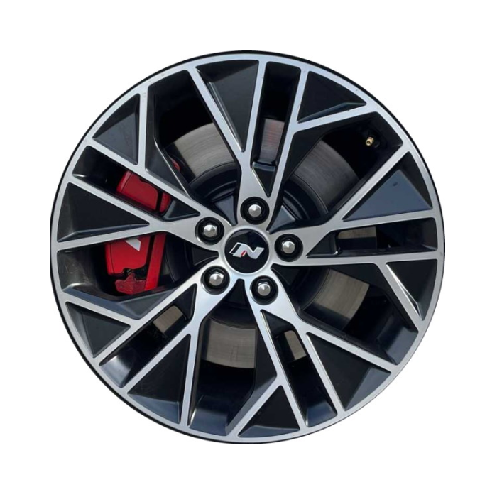 Hyundai Elantra Wheel Rim Machined Black 70769 Stock Factory OEM Replacement
