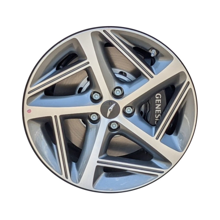 Genesis G80 Wheel Rim Machined Grey 70780 (R) Stock Factory OEM Replacement