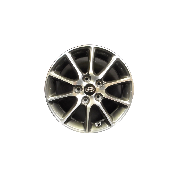 Hyundai Elantra Wheel Rim Machined Grey 70896 Stock Factory OEM Replacement