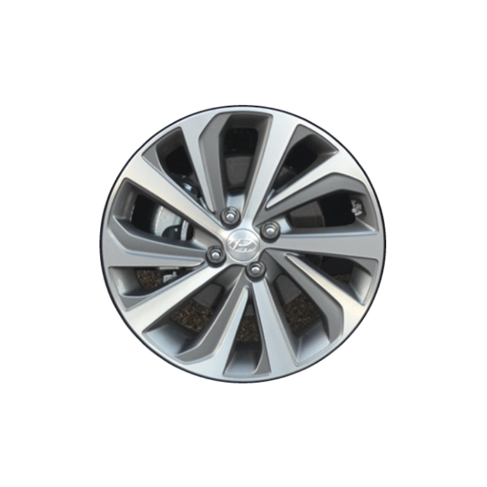 Hyundai Accent Wheel Rim Machined Grey 70924 Stock Factory OEM Replacement