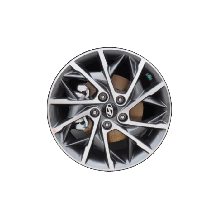 Hyundai Elantra Wheel Rim Machined Grey 70945 Stock Factory OEM Replacement