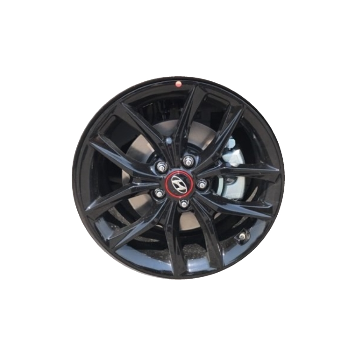 Hyundai Veloster Wheel Rim Gloss Black 70954 Stock Factory OEM Replacement