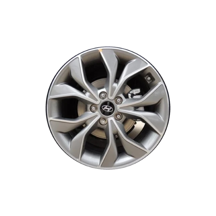 Hyundai Elantra Wheel Rim Machined Grey 70967 Stock Factory OEM Replacement