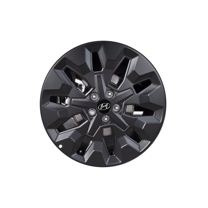 Hyundai Tucson Wheel Rim Satin Black 71042 Stock Factory OEM Replacement