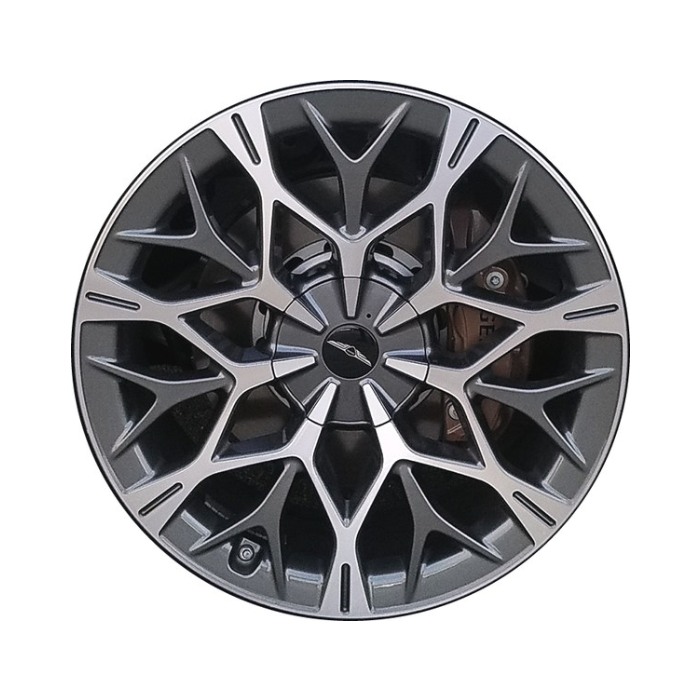 Genesis G90 Wheel Rim Machined Grey 71053 (R) Stock Factory OEM Replacement