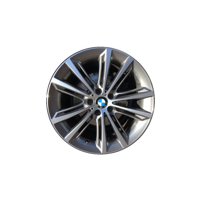 BMW 528i Wheel Rim Machined Grey 71584 (F) Stock Factory OEM Replacement