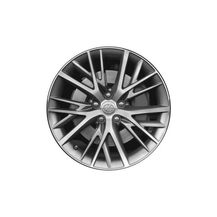 Lexus GS Turbo Wheel Rim Machined Grey 74348 Stock Factory OEM Replacement