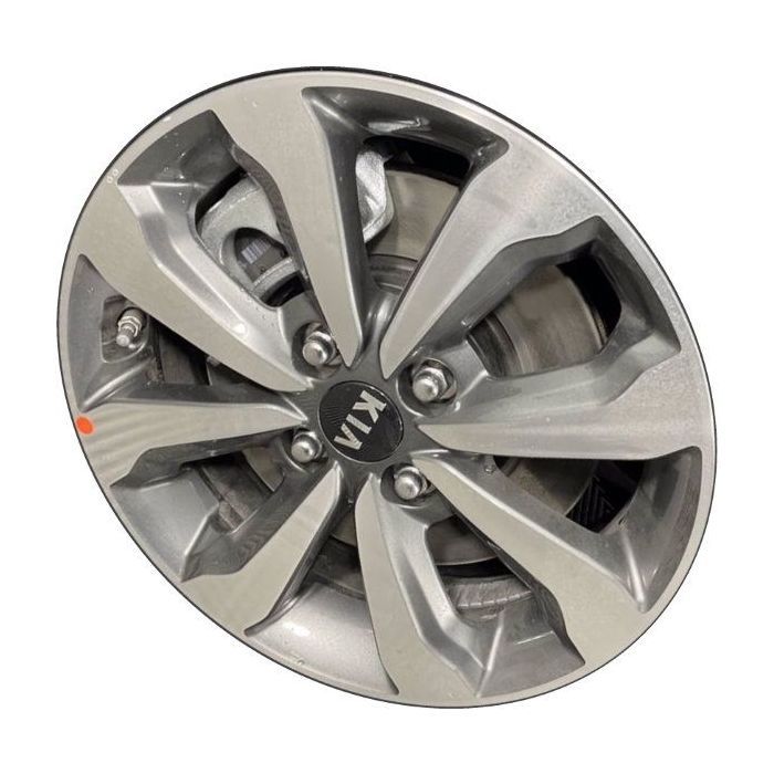 Kia Rio Wheel Rim Machined Grey 74835 Stock Factory OEM Replacement
