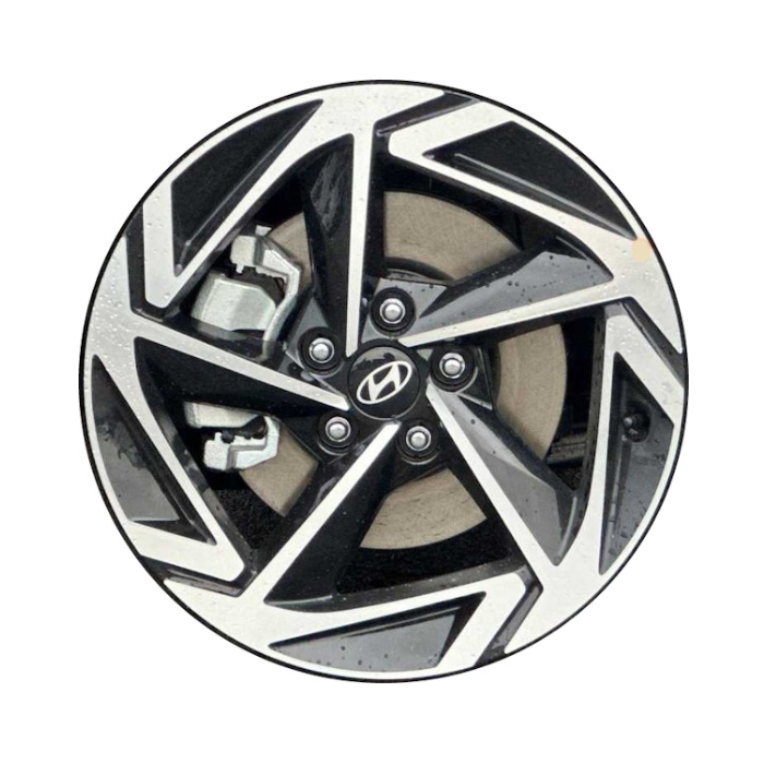 Hyundai Sonata Wheel Rim Machined Black ALY180479 Stock Factory OEM Replacement