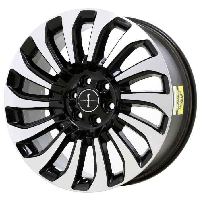 Lincoln Navigator Wheel Rim Machined Black 10499 Stock Factory OEM Replacement