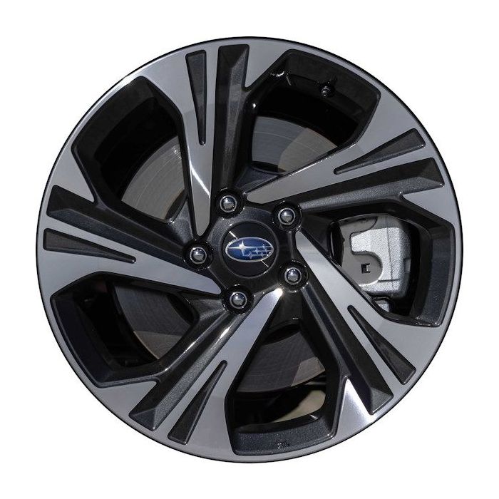 Subaru Crosstrek Wheel Rim Machined Grey 95646 Stock Factory OEM Replacement