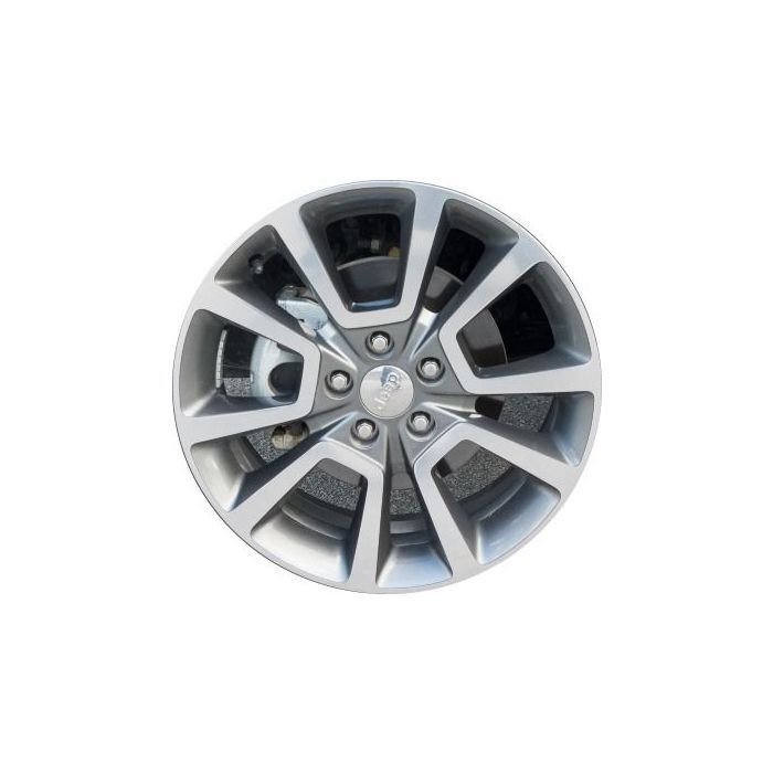 Jeep Compass Wheel Rim Polished Silver 2381 Stock Factory OEM Replacement