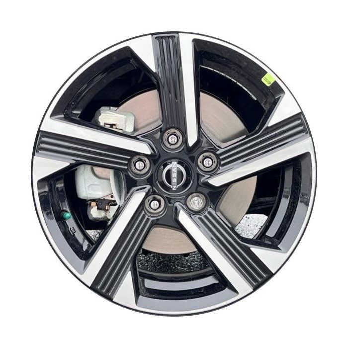 Nissan Sentra Wheel Rim Machined Black ALYNQ048 Stock Factory OEM Replacement
