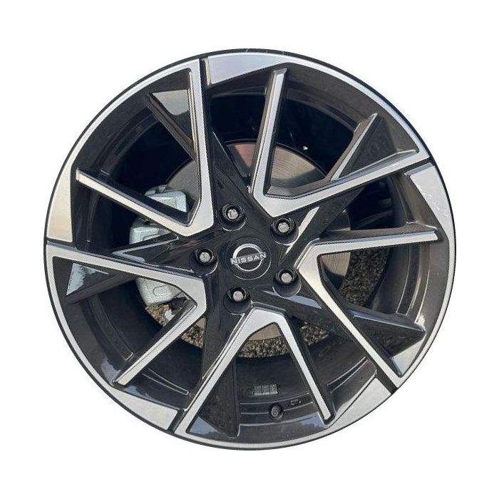 Nissan Sentra Wheel Rim Machined Black ALYNQ062 Stock Factory OEM Replacement