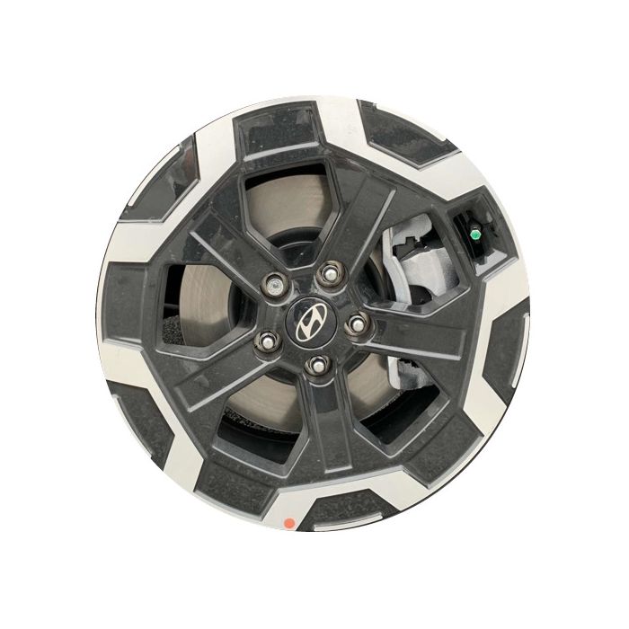 Hyundai Santa Fe Wheel Rim Machined Black 71091 Stock Factory OEM Replacement