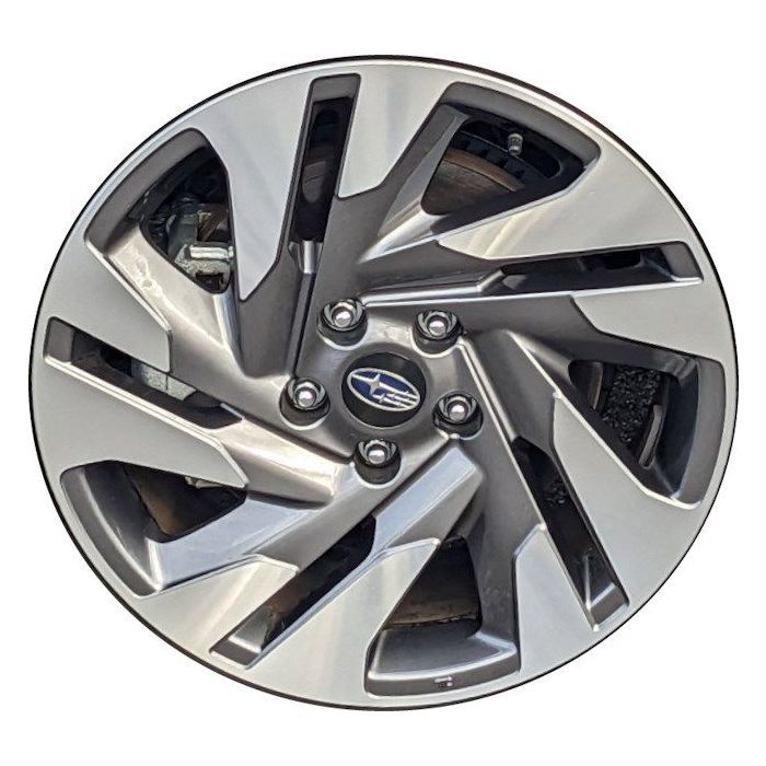 Subaru Legacy Wheel Rim Machined Charcoal ALYSW068 Stock Factory OEM Replacement