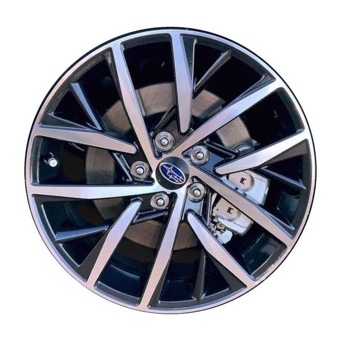 Subaru Impreza Wheel Rim Machined Charcoal ALYSW077 Stock Factory OEM Replacement