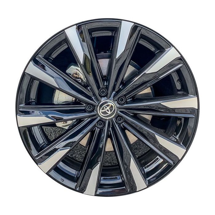 Toyota Crown Wheel Rim Machined Black ALYTX011 Stock Factory OEM Replacement