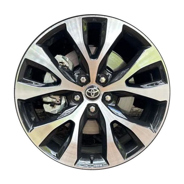 Toyota Grand Highlander Wheel Rim Machined Black ALYTX018 Stock Factory OEM Replacement
