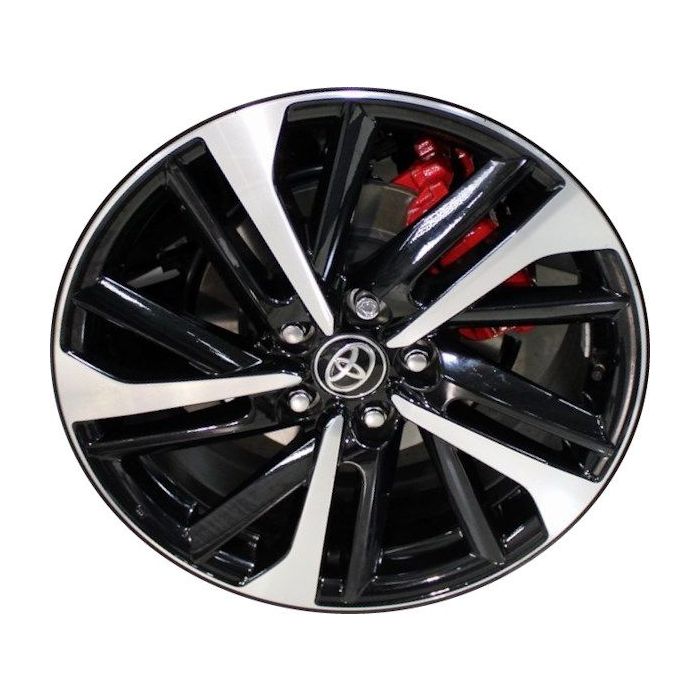 Toyota Corolla Cross Wheel Rim Machined Black ALYTX022 Stock Factory OEM Replacement