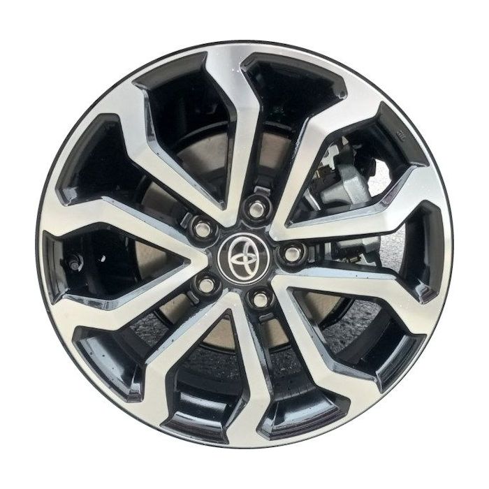 Toyota Corolla Cross Wheel Rim Machined Black ALYTX023 Stock Factory OEM Replacement