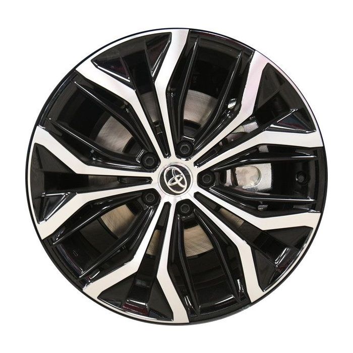 Toyota Crown Wheel Rim Machined Black ALYTX026 Stock Factory OEM Replacement