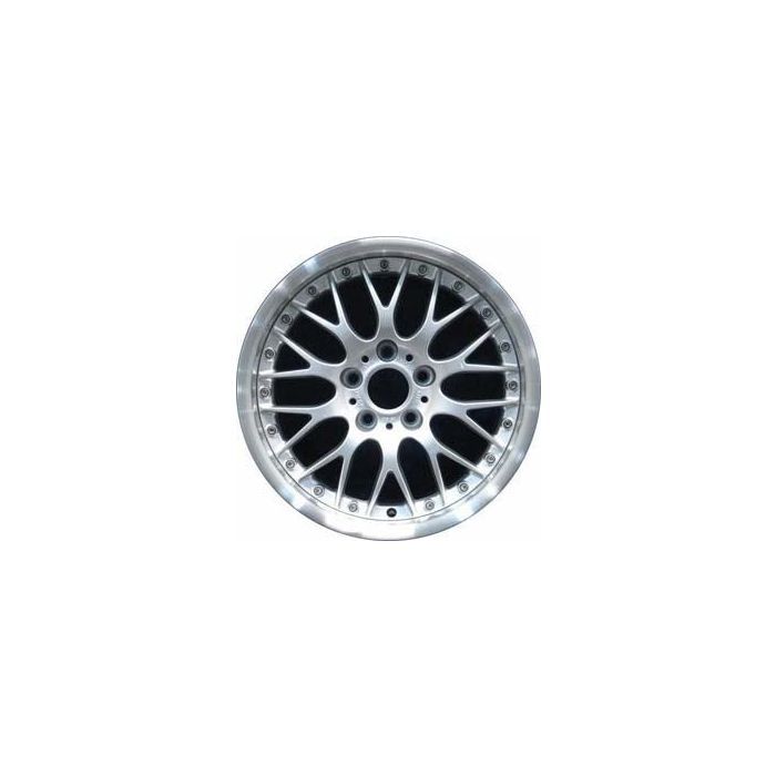 BMW 525i Wheel Rim Machined Lip Silver 59353 (F) Stock Factory OEM Replacement