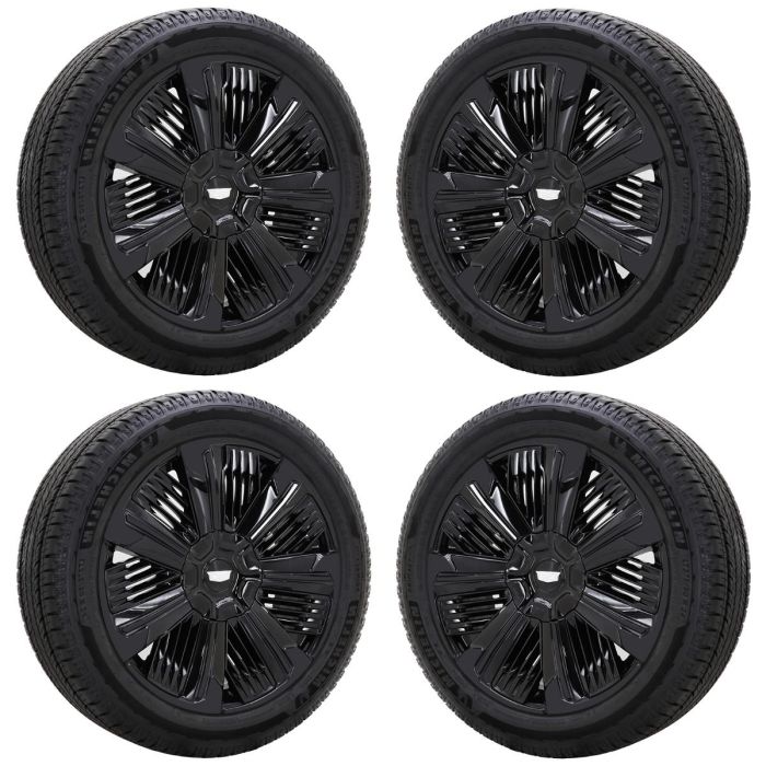 Cadillac Escalade IQ Wheel and Tire Sets-Wheel and Tire Packages-Wheel & Tire Sets-Wheel & Tire Packages-Wheel and Rim Sets-Wheel and Rim Packages-Wheel & Rim Sets -Wheel & Rim Packages Gloss Black 25ESCALADE-IQ-24