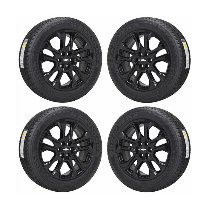 Chevrolet Traverse Wheel and Tire Sets-Wheel and Tire Packages-Wheel & Tire Sets-Wheel & Tire Packages-Wheel and Rim Sets-Wheel and Rim Packages-Wheel & Rim Sets -Wheel & Rim Packages Gloss Black 5846
