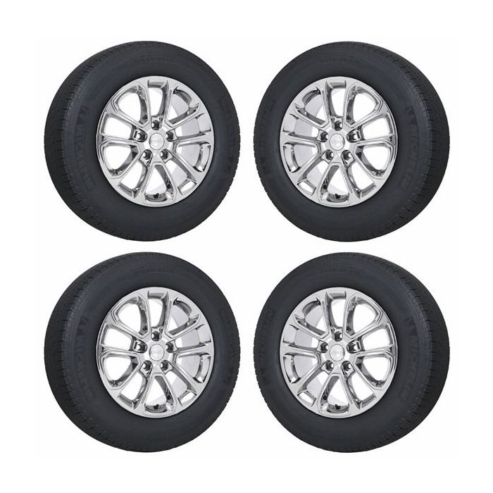 Jeep Grand Cherokee Wheel and Tire Sets-Wheel and Tire Packages-Wheel & Tire Sets-Wheel & Tire Packages-Wheel and Rim Sets-Wheel and Rim Packages-Wheel & Rim Sets -Wheel & Rim Packages PVD Bright Chrome 9136