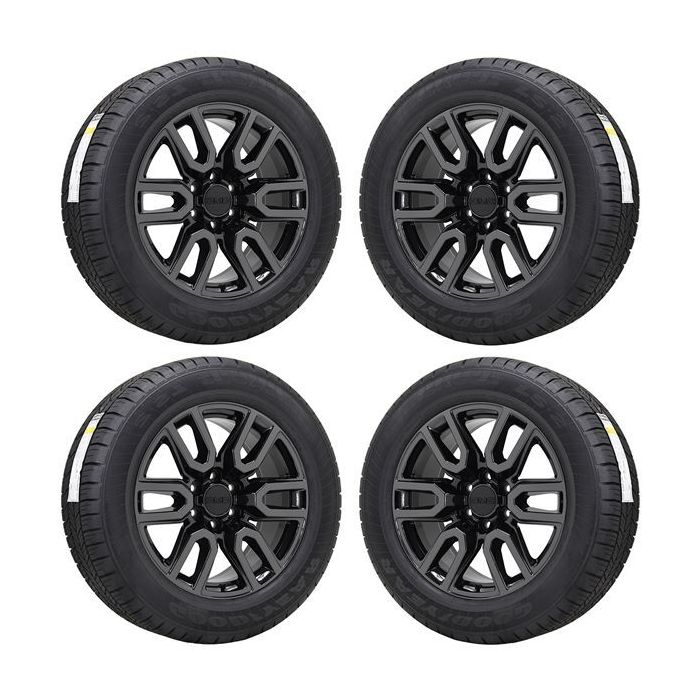 GMC Sierra 1500 Wheel and Tire Sets-Wheel and Tire Packages-Wheel & Tire Sets-Wheel & Tire Packages-Wheel and Rim Sets-Wheel and Rim Packages-Wheel & Rim Sets -Wheel & Rim Packages PVD Black Chrome 5914