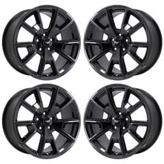 FORD MUSTANG wheel rim PVD BLACK CHROME 10035 stock factory oem replacement