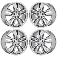 FORD EDGE wheel rim PVD BRIGHT CHROME 10043 stock factory oem replacement