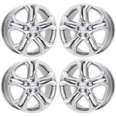 FORD EDGE wheel rim PVD BRIGHT CHROME 10045 stock factory oem replacement