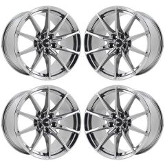 FORD MUSTANG wheel rim PVD BRIGHT CHROME 10053 stock factory oem replacement
