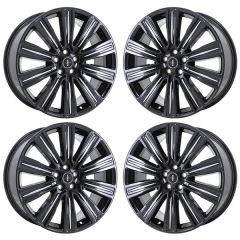 LINCOLN MKX wheel rim PVD BLACK CHROME 10073 stock factory oem replacement