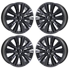 LINCOLN MKX wheel rim PVD BLACK CHROME 10074 stock factory oem replacement
