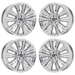 LINCOLN MKX wheel rim PVD BRIGHT CHROME 10074 stock factory oem replacement