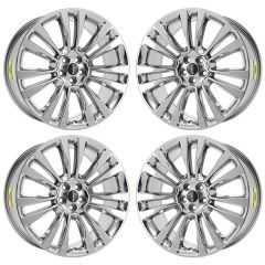 LINCOLN MKX wheel rim PVD BRIGHT CHROME 10077 stock factory oem replacement
