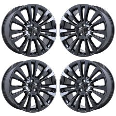 LINCOLN CONTINENTAL wheel rim PVD BLACK CHROME 10091 stock factory oem replacement