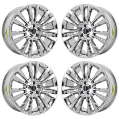 LINCOLN CONTINENTAL wheel rim PVD BRIGHT CHROME 10091 stock factory oem replacement