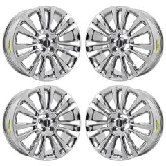 LINCOLN CONTINENTAL wheel rim PVD BRIGHT CHROME 10091 stock factory oem replacement