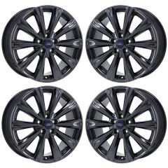 FORD ESCAPE wheel rim PVD BLACK CHROME 10110 stock factory oem replacement