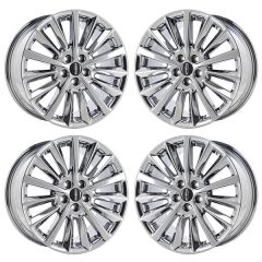 LINCOLN MKZ wheel rim PVD BRIGHT CHROME 10127 stock factory oem replacement