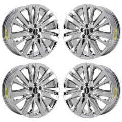 LINCOLN MKZ wheel rim PVD BRIGHT CHROME 10129 stock factory oem replacement