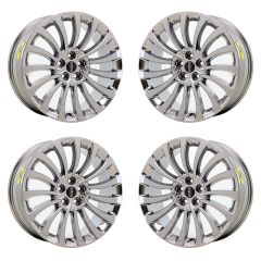 LINCOLN AVIATOR wheel rim PVD BRIGHT CHROME 10189 stock factory oem replacement