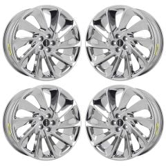 LINCOLN NAUTILUS wheel rim PVD BRIGHT CHROME 10218 stock factory oem replacement